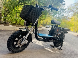 Электровелосипед колхозник Wenbo Monster Снег про